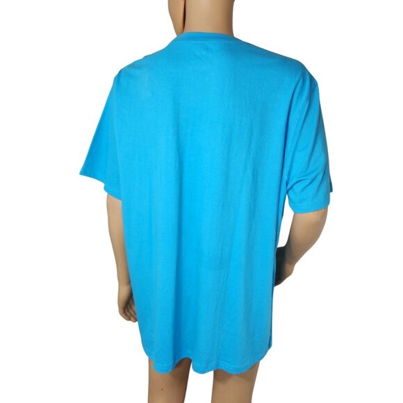 Born Fly Men's  "Fly Zone Carnival" Blue Graphic Print T-Shirt Size XL   (15) - Picture 2 of 10